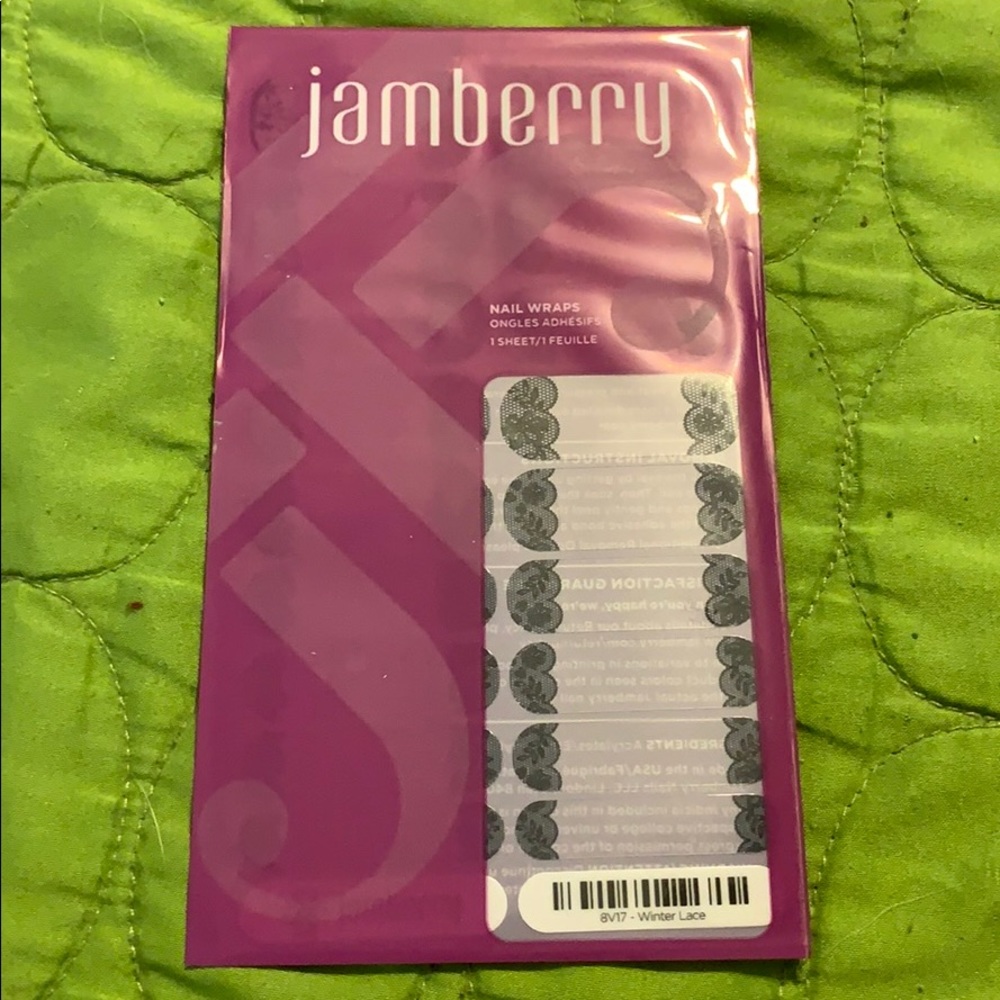 ✨3/$20 Jamberry Nail wraps-Winter Lace
